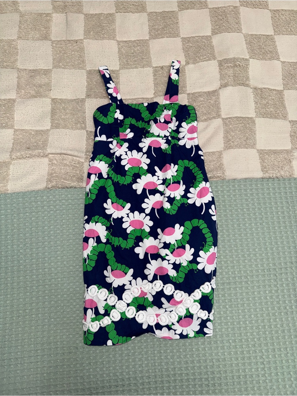 Lilly‎ Pulitzer Lottie Sundress in the "Yum Yum Caterpillar" print size 7